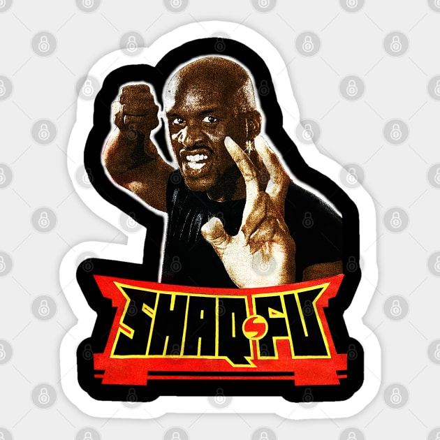 Shaq Fu - Shaquille O'Neal - Video Game Sticker by nicklower